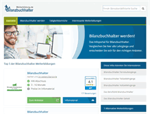 Tablet Screenshot of bilanzbuchhalter-weiterbildung.de